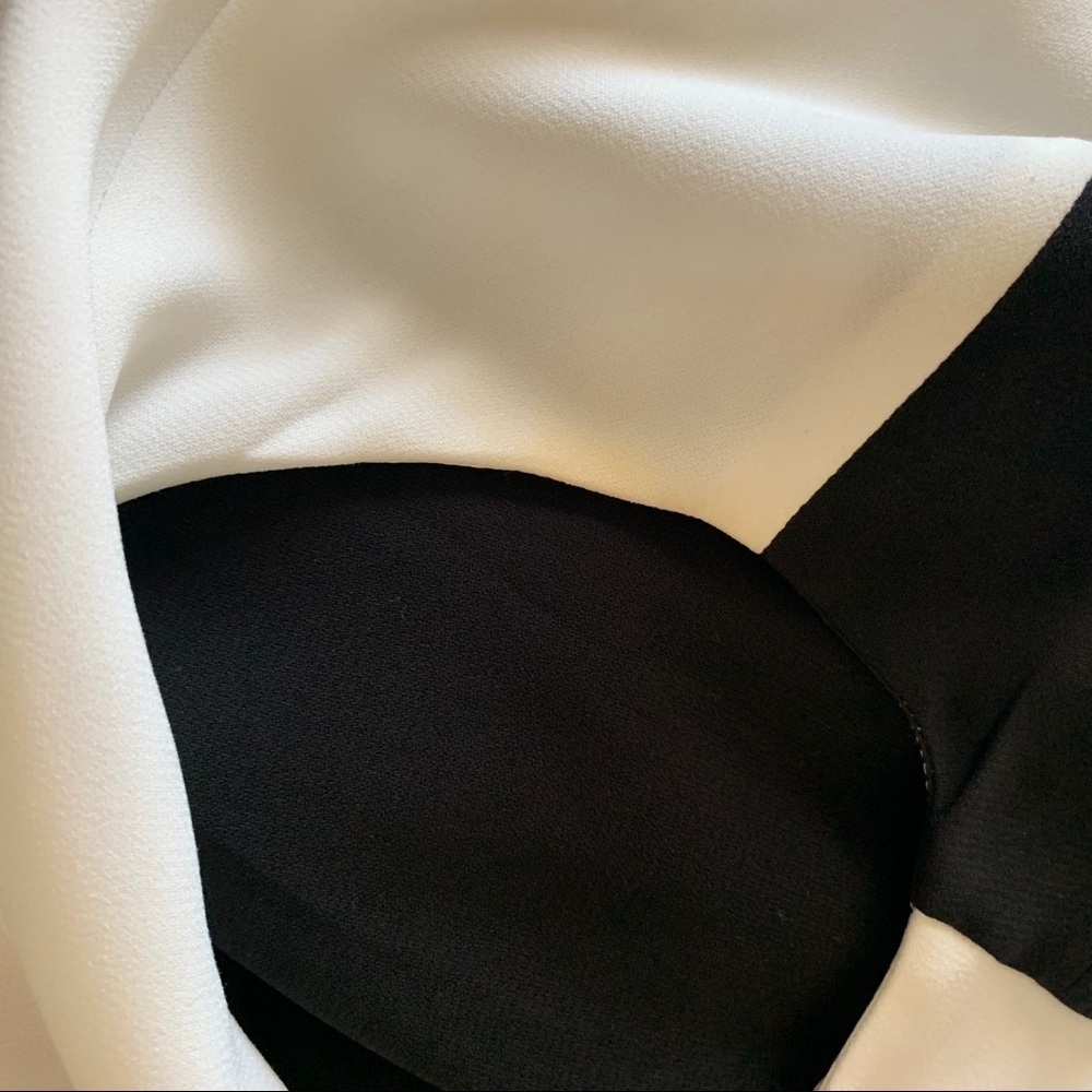 CLAUDIA STRATER Black White Sleeveless Dress 34 - Picture 4 of 7